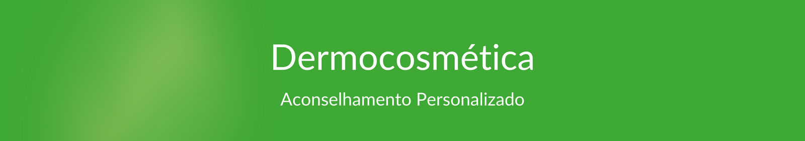serviço de dermocosmética banner serviço de dermocosmética